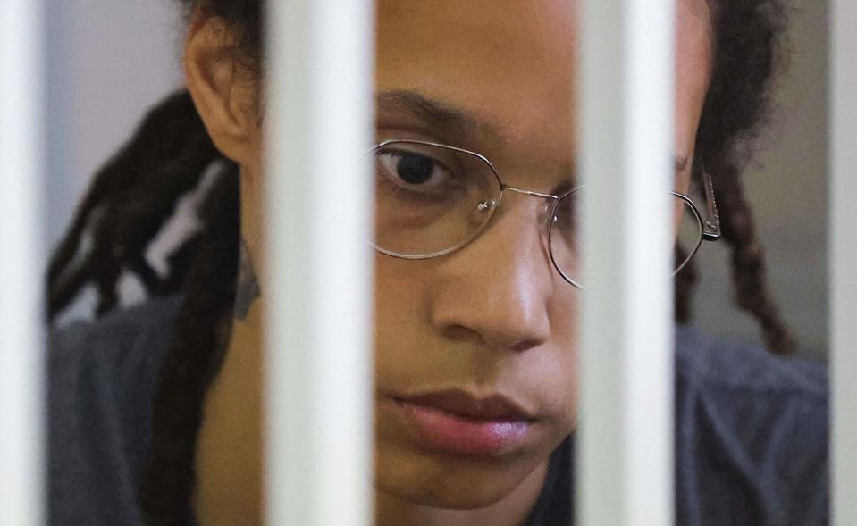 Brittney Griner mangler fortsat at afsone cirka otte års fængsel i Rusland. (Arkivfoto). <i>Evgenia Novozhenina/Ritzau Scanpix</i>