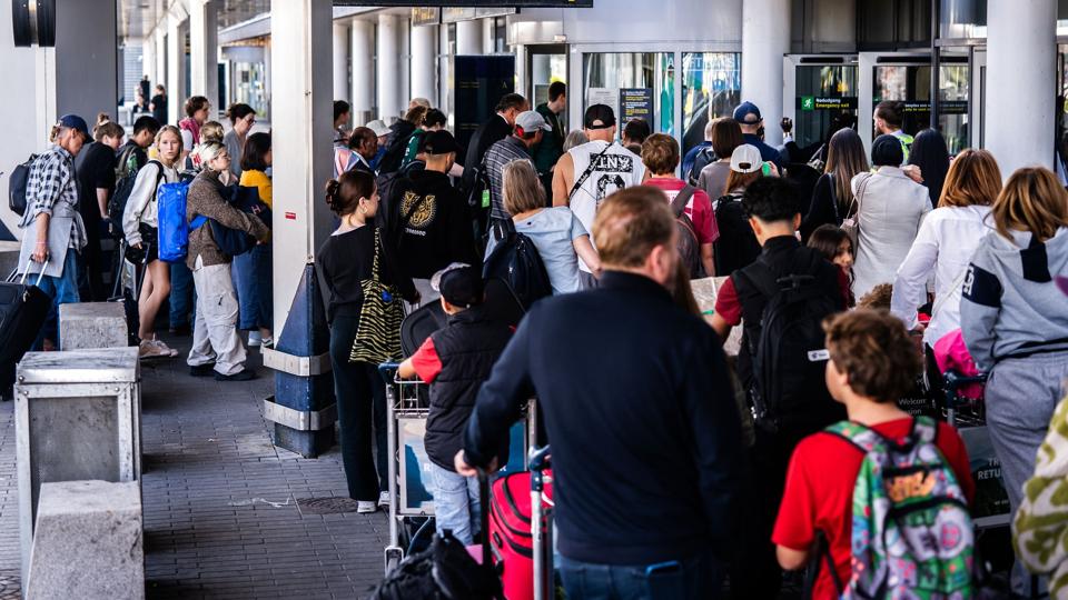 Der har været mange passager gennem terminalerne i Københavns Lufthavn i oktober. Hele 2,3 millioner. (Arkivfoto.) <i>Ida Marie Odgaard/Ritzau Scanpix</i>