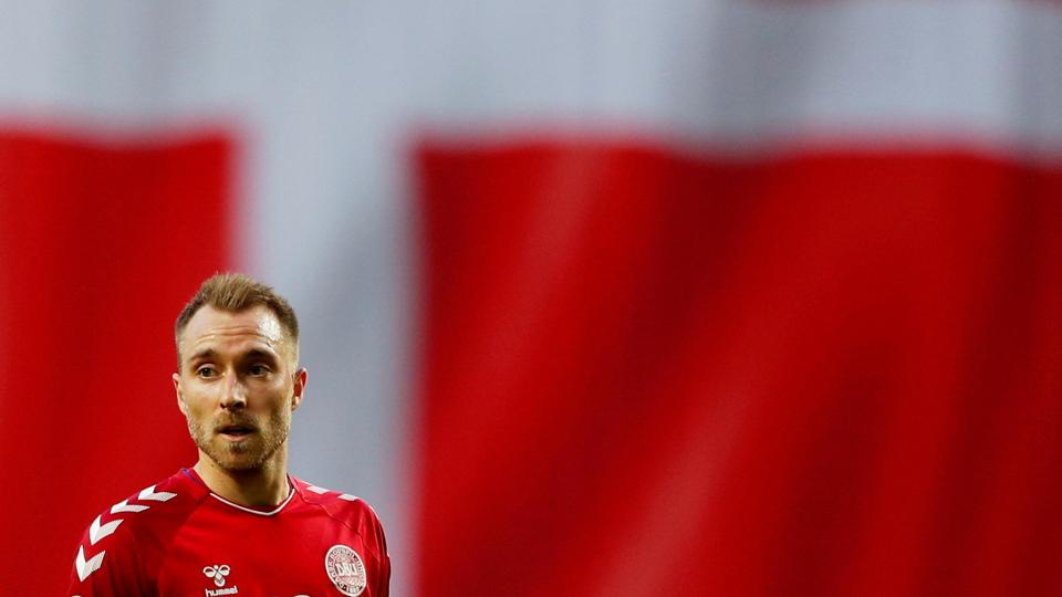 Christian Eriksen og de øvrige VM-spillere får hjælp til at blive skærmet for eventuelle hadbeskeder under slutrunden i Qatar. De danske fodboldspillere vil blive præsenteret for løsningen, når de møder ind i lejren på mandag. <i>Lee Smith/Ritzau Scanpix</i>