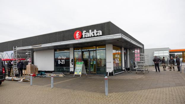 Den gamle Fakta bliver lavet om til Coop 365discount. <i>Foto: Kim Dahl Hansen</i>