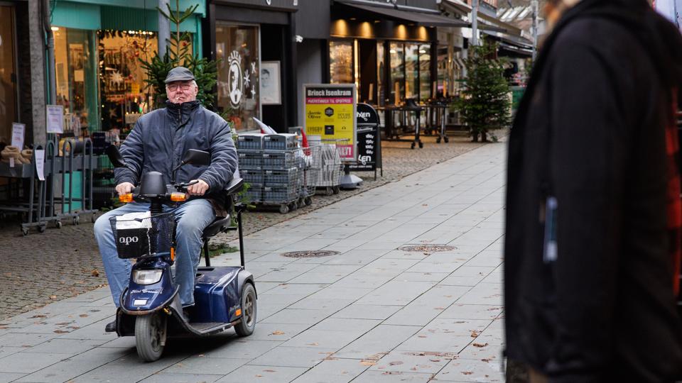 Det her må han ikke - og nu tages problemet op af foreninger, kommune og politikere. <i>Foto: Bo Lehm</i>