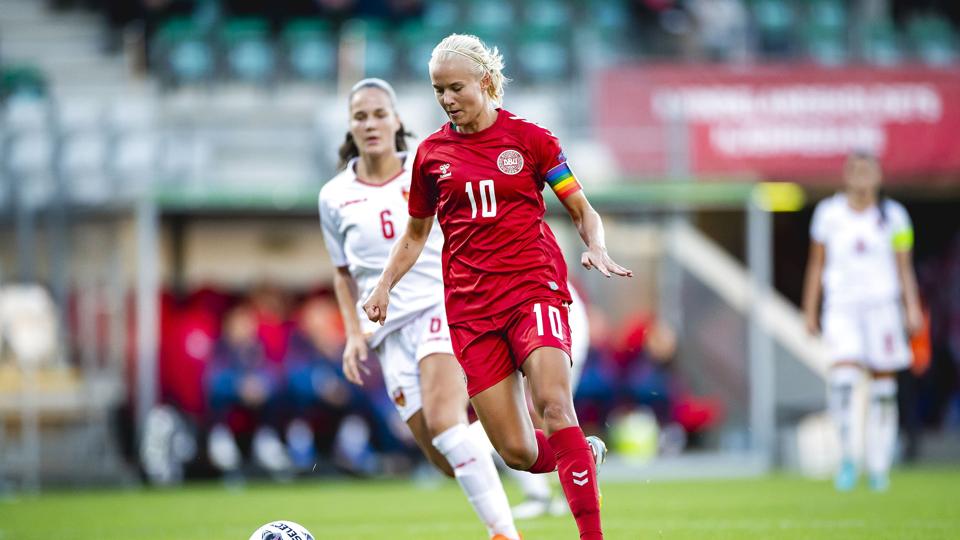 Pernille Harder blev skadet i fredagens kamp mod Schweiz. (Arkivfoto). <i>Johnny Pedersen/Ritzau Scanpix</i>