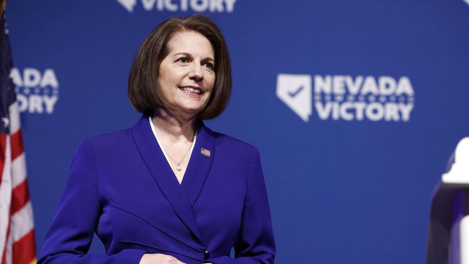 Demokraten Catherine Cortez Masto kan sikre Det Demokratiske Parti Senatet, hvis hun vinder senatsvalget i delstaten Nevada. (Arkivfoto). <i>Anna Moneymaker/Ritzau Scanpix</i>