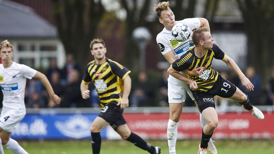 Aarhus Fremad - her mod Skive sidste år - har slået Brøndby og Fremad Amager i pokalturneringen i denne sæson. (Arkivfoto). <i>Mikkel Berg Pedersen/Ritzau Scanpix</i>