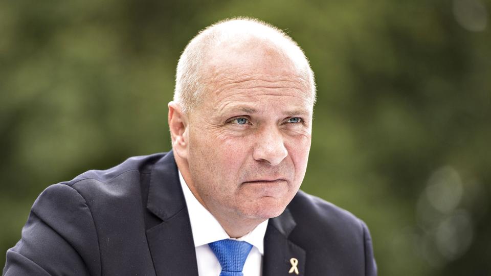 Søren Gade anser det som et "kæmpe skulderklap", at Venstres formand, Jakob Ellemann-Jensen, har indstillet Gade til at blive Folketingets nye formand. Et politisk flertal for den idé har hurtigt tegnet sig lørdag. (Arkivfoto). <i>Henning Bagger/Ritzau Scanpix</i>