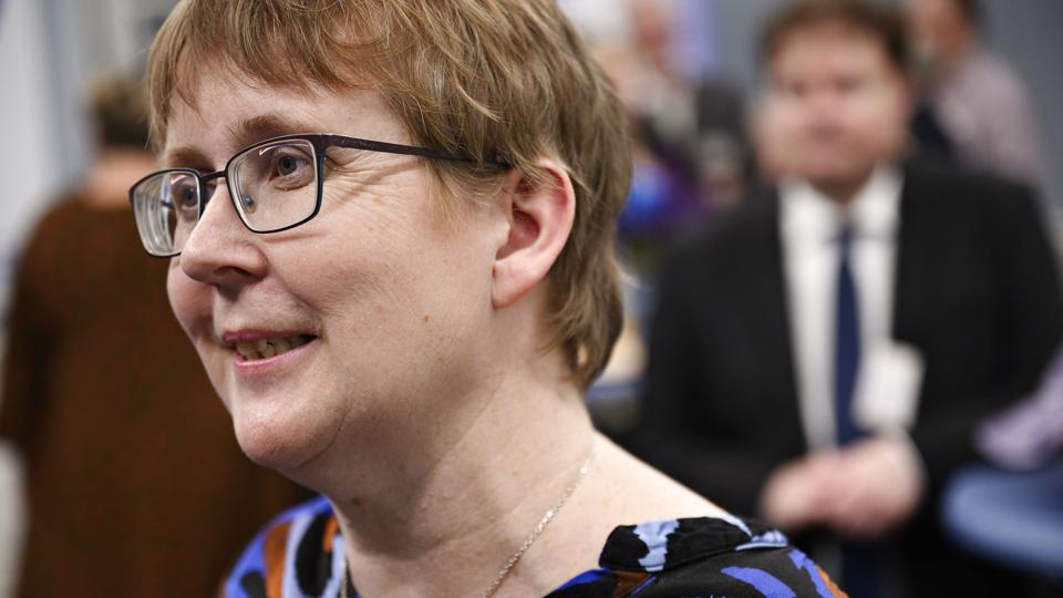 Kristendemokraternes afgående formand, Marianne Karlsmose, bliver erstattet af to nyvalgte næstformænd frem til næste årsmøde. (Arkivfoto). <i>Philip Davali/Ritzau Scanpix</i>