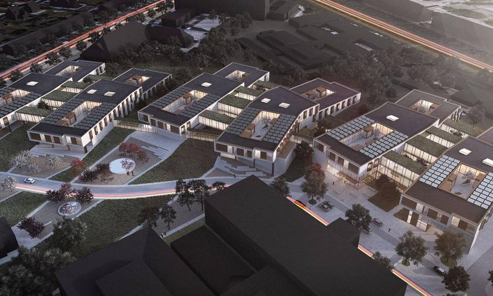 Ny Psykiatri Bispebjerg på samlet 22.500 kvm er tegnet af PLH Arkitekter i samarbejde med Friis og Moltke. Ny Psykiatri Bispebjerg på samlet 22.500 kvm er tegnet af PLH Arkitekter i samarbejde med Friis og Moltke.