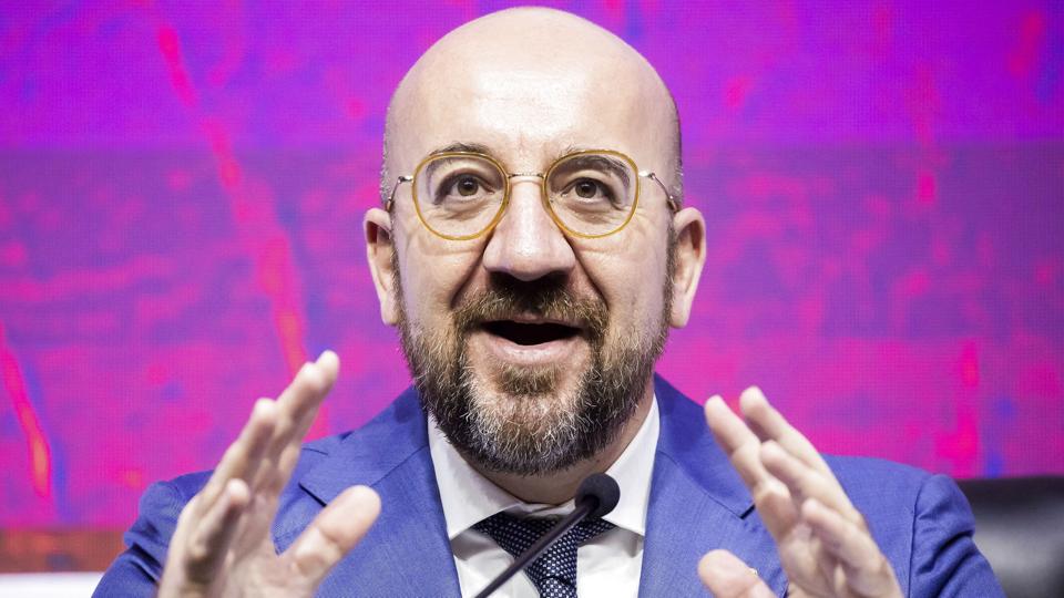 EU's præsident, Charles Michel, taler ved en pressekonference under G20-topmødet på Bali i Indonesien. Topmødet finder sted tirsdag og onsdag. <i>Christoph Soeder/Ritzau Scanpix</i>