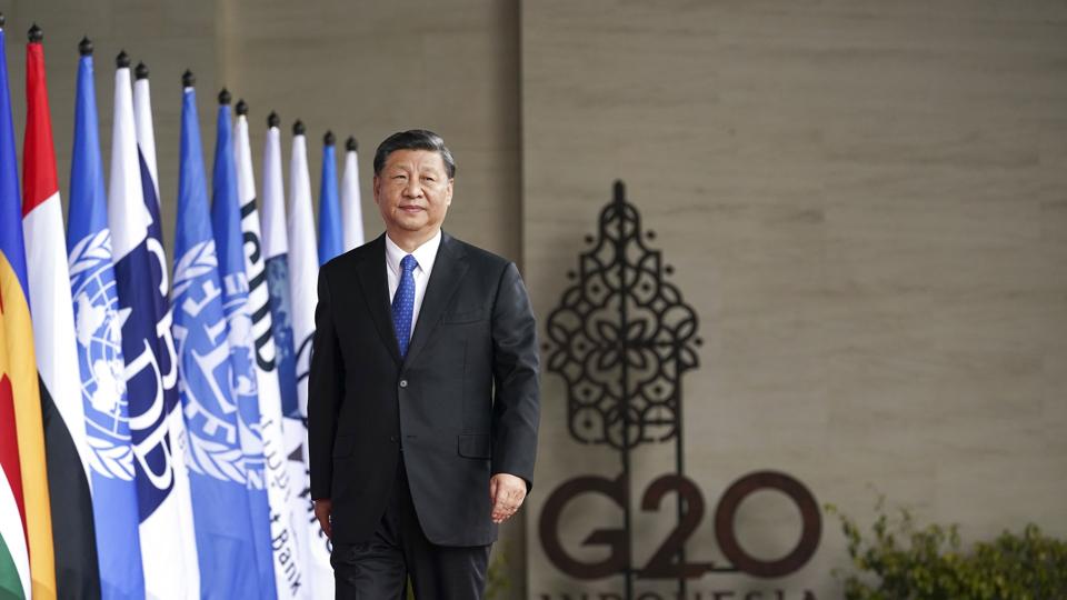 Xi Jinping kan fejre ti år i toppen af Kinas Kommunistiske Parti sammen med lederne fra G20-landene til topmøde i Bali. <i>Kevin Lamarque/Ritzau Scanpix</i>