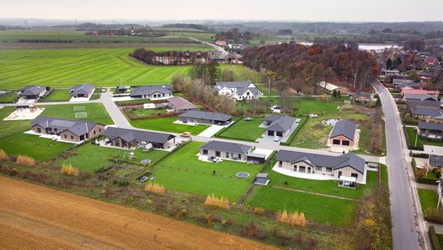 Humlebien er en privat udstykning med 17 boliger <i>Foto: Claus Søndberg</i>