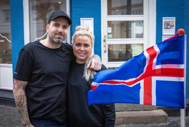 Geir og Elin åbnede i august Esja Bistro & Bar på Store Torv i Hobro, og byen har taget godt imod det islandske par og deres menukort. 