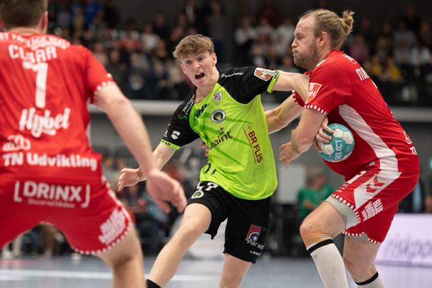 Henrik Møllgaard og holdkammeraterne leverede en meget professionel indsats i Hillerød. <i>Foto: Thomas Sjørup/Ritzau Scanpix</i>