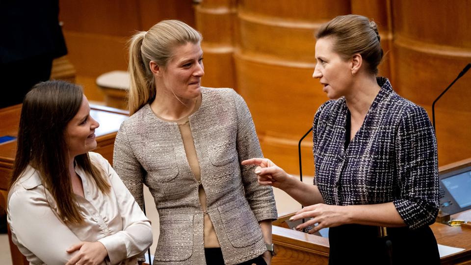 Lovforslaget om børnetilskud har en gang været fremsat i Folketingssalen. Det skete dog samtidig med, at Mette Frederiksen udskrev valg, og blev derfor ikke stemt igennem den gang, selv om der var et flertal for det. <i>Ida Marie Odgaard/Ritzau Scanpix</i>