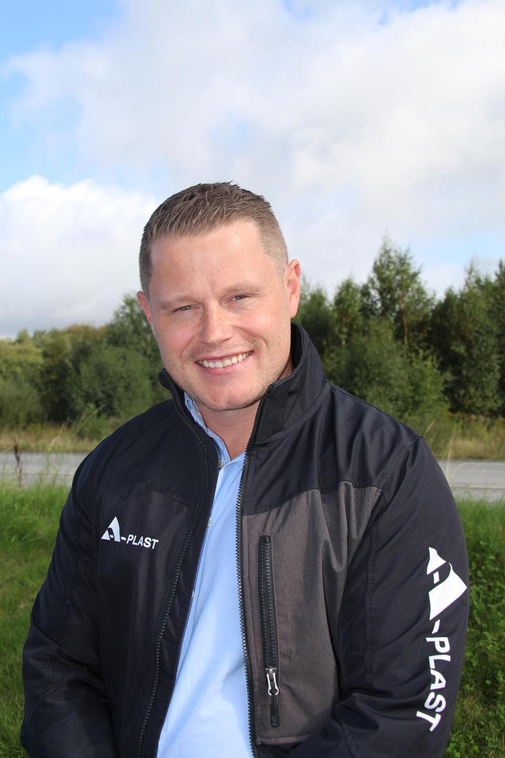 Alexander Blad, koncernchef och ägare av A-Plast Gruppen AB.