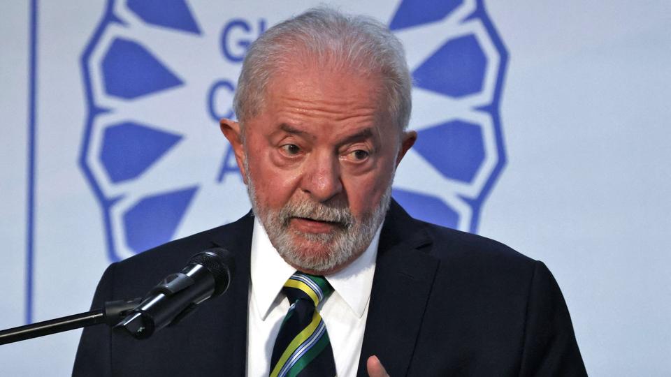 Brasiliens kommende præsident, Luiz Inácio Lula da Silva, lover ved COP27 en større indsats på klimaområdet i fremtiden. <i>Ahmad Gharabli/Ritzau Scanpix</i>