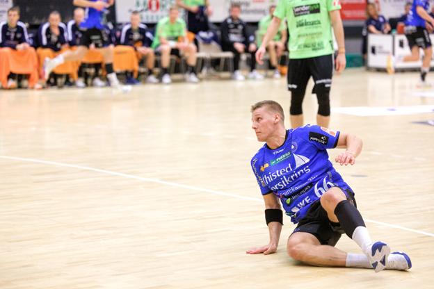 Frederik Bjerre var sikkerheden selv med seks mål på seks forsøg. <i>Foto: Bo Lehm</i>