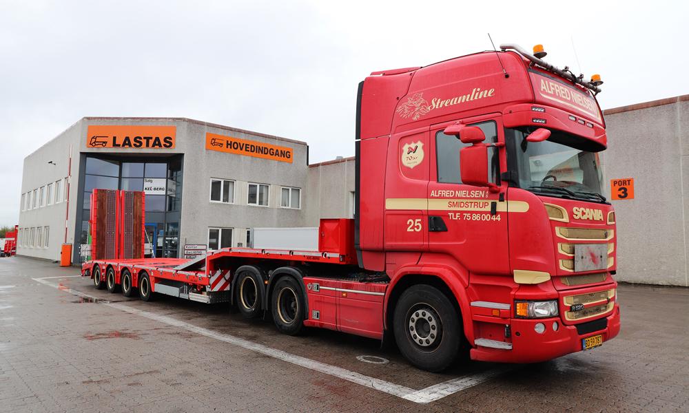 Alfred Nielsen A/S, Fredericia, har netop købt en nedbygget Kel-Berg udtrækstrailer. Alfred Nielsen A/S, Fredericia, har netop købt en nedbygget Kel-Berg udtrækstrailer.