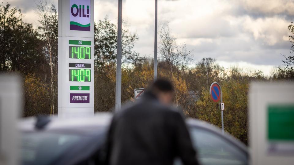 Brændstofpriserne er netop nu på sit laveste niveau, siden krigen i Ukraine startede. <i>Foto: Martél Andersen</i>