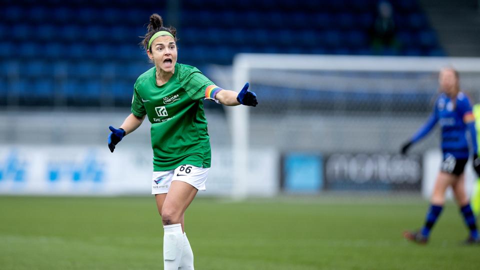 Janelle Cordia kom første gang til Fortuna Hjørring i 2014 og er nu i sin anden periode i klubben, efter hun var en tur i Fiorentina. Nu får hun en masse landsmænd omkring sig i klubben. <i>Arkivfoto: Lars Pauli</i>