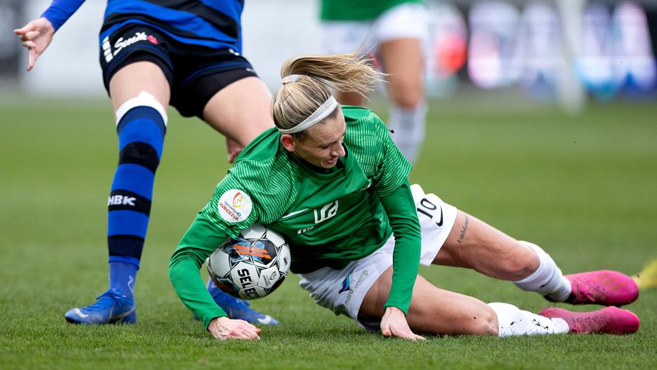 Camilla Kur debuterede for Fortuna Hjørring i august 2012. <i>Foto: Lars Pauli</i>