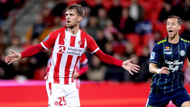 Marco Ramkilde gjorde i efteråret comeback for AaB, og det sikrede ham en længere kontrakt med superligaklubben. <i>Arkivfoto: Lars Pauli</i>