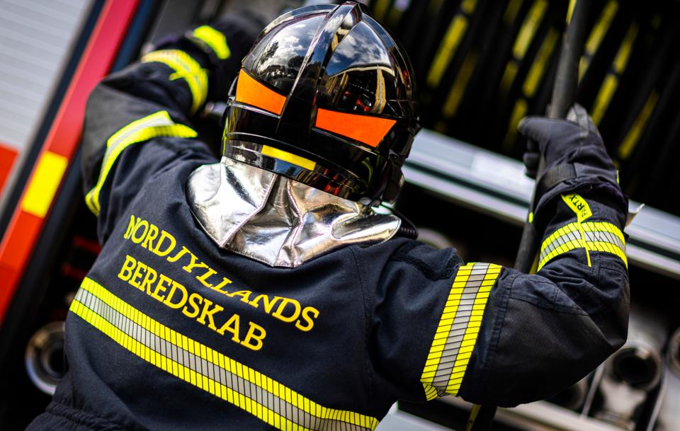 Brandfolk fra stationen i Løgstør blev alarmeret fredag eftermiddag. <i>Arkivfoto: Martél Andersen</i>