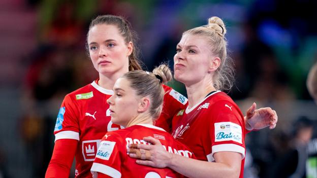 Kristina Jørgensen, Trine Østergaard og Kathrine Heindahl ligner også bærende spillere på det danske landshold i de kommende år. <i>Foto: Liselotte Sabroe/Ritzau Scanpix</i>