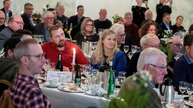 Mange var mødt op for at overvære, hvem der blev kåret som "Årets Iværksætter 2022". <i>Foto: Lars Pauli</i>