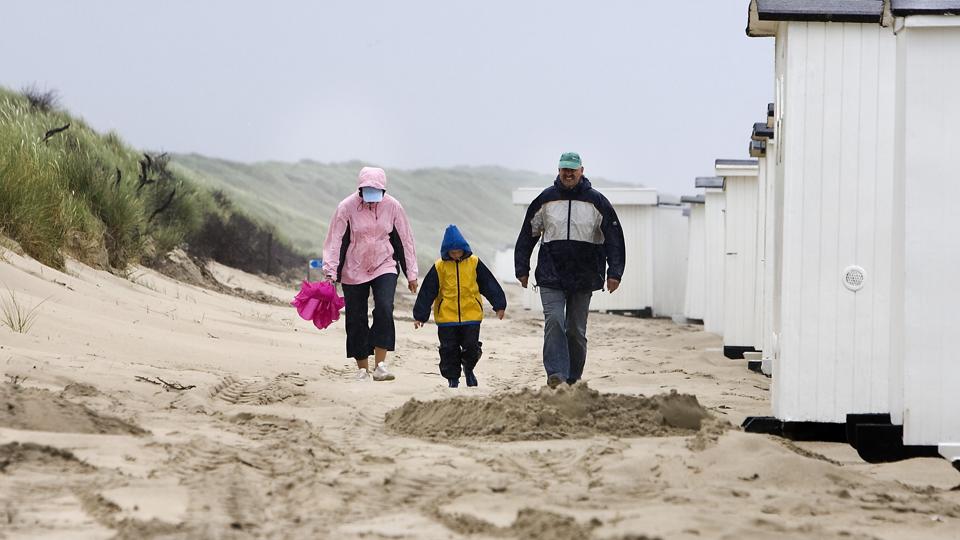 Det har været mest populært at leje et dansk feriehus ved Vesterhavet i oktober. Det viser tal fra Danmarks Statistik. (Arkivfoto). <i>Henning Bagger/Ritzau Scanpix</i>