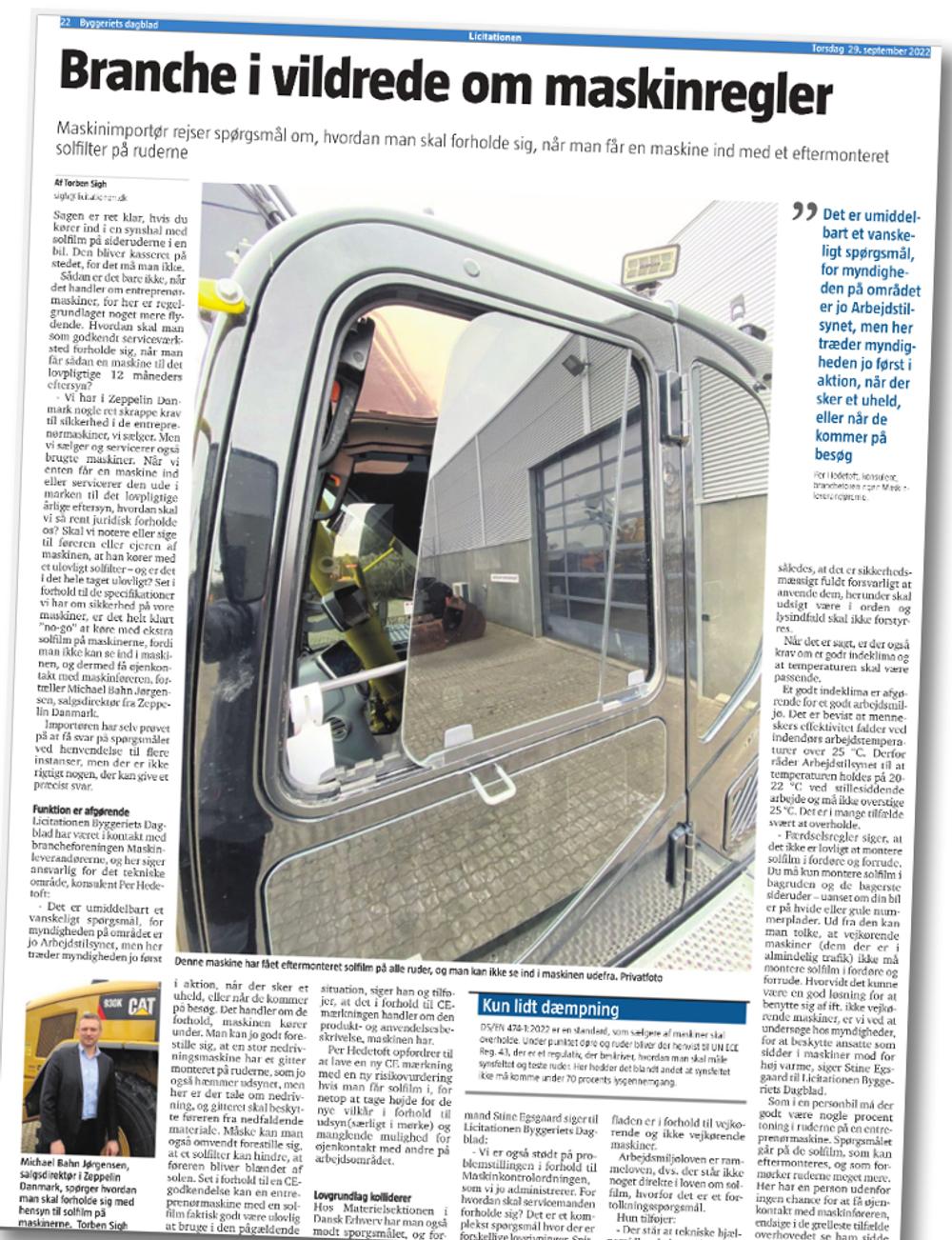 Licitationen - Byggeriets Dagblad 29. september i år. Licitationen - Byggeriets Dagblad 29. september i år.