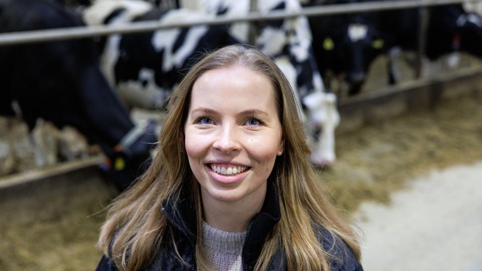Ditte Hammershøj er 32 år og blev sidste år formand for Kimbrerskuet. Hun er både den yngste og den første kvinde på den post. <i>Foto: Bo Lehm</i>