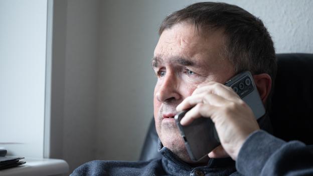 Det er "lidt svært med ensomheden", når Peter Roesdahl er sammen med mange mennesker, for eksempel i en biograf. <i>Foto: Bente Poder</i>