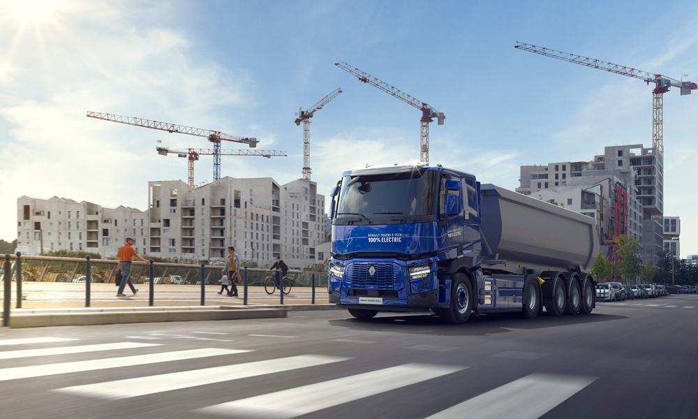 Renault Trucks E-Tech C - til entreprenørbranchen. Foto: Renault Trucks.