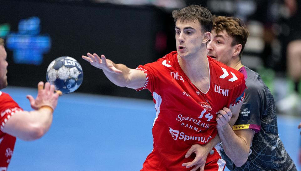 Mads Hoxer er en del af den danske VM-trup som en af tre Aalborg Håndbold-spillere. <i>Arkivfoto: Lars Pauli</i>
