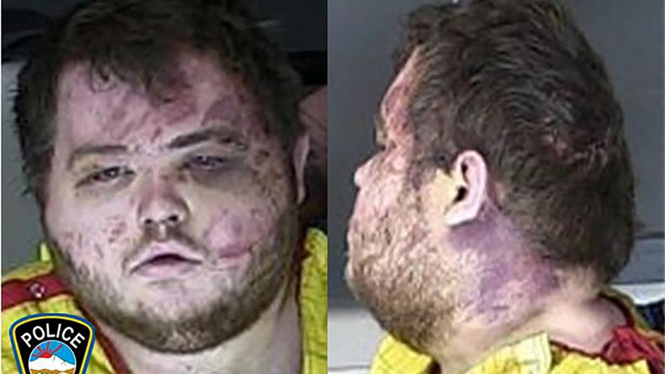 Den mistænkte, 22-årige Anderson Lee Aldrich, blev overmandet af flere gæster, da han åbnede ild på en natklub i Colorado Springs i weekenden. <i>Colorado Springs Police Dept/Reuters</i>