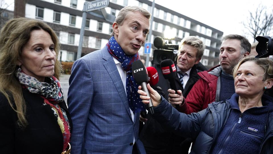 Straffesagen mod DF-formand Morten Messerschmidt indledes i Retten på Frederiksberg. <i>Martin Sylvest/Ritzau Scanpix</i>