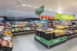 Supermarked blev jævnet med jorden for at gøre plads til et nyt