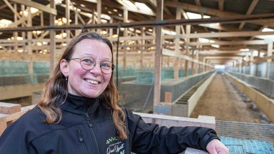 Kirsten Holgaard satser nu fuldt ud på gårdbutikken "Over Ugilt", som åbnede i efteråret 2019. <i>Foto: Bente Poder</i>