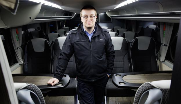 Den nye bus har Euro6d-motor, som lever op til de skærpede krav i miljøzoner. <i>Foto: Bo Lehm</i>
