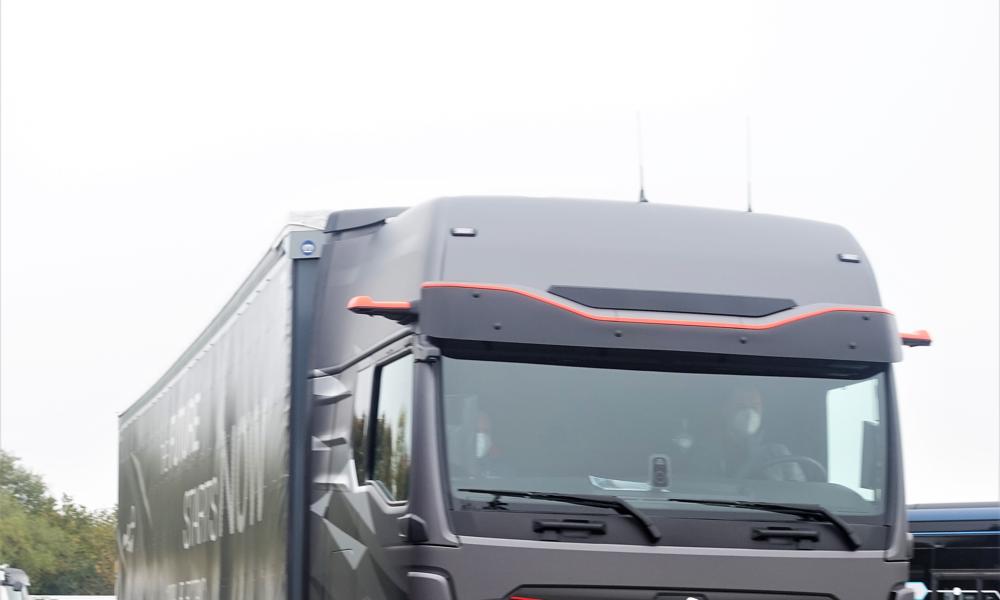 MAN eTruck - Test i München, november 2022. MAN eTruck - Test i München, november 2022.
