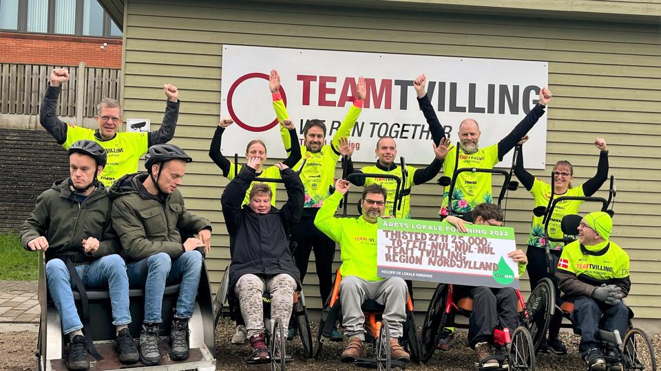 Team Tvilling har vundet titlen som Årets Lokale Forening i Region Nordjylland. <i>Privatfoto</i>