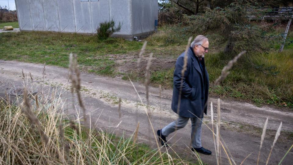 Mogens Sparre er med i en aktionsgruppe, som kæmper imod etableringen af den 36 meter høje mast. <i>Arkivfoto: Martin Damgård</i>