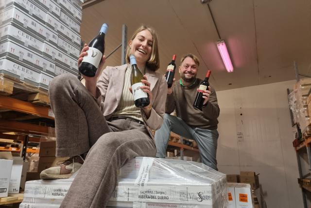 Anne Christensen og Kristian Ishøy fra vinbaren D'Wine i Algade afholder igen vinfestival i Aalborg.