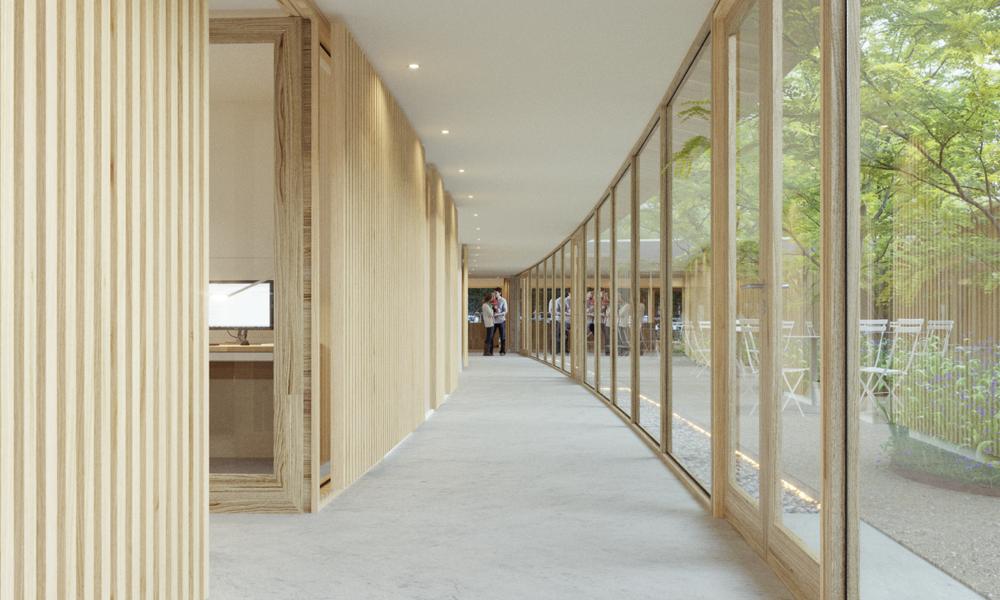 TrygFondens Familiehus Glostrup i RH Arkitekters streg. TrygFondens Familiehus Glostrup i RH Arkitekters streg.