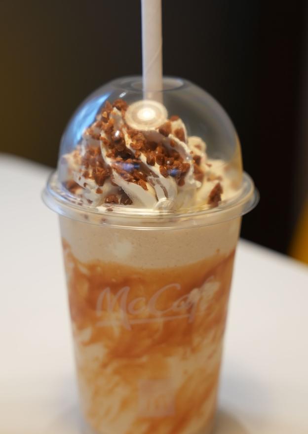 Frappéen er de facto en stor milkshake med brunkagesmag – men der et måske heller ikke så tosset en idé, som det måske lyder. <i>Foto: Thomas Lee Christensen</i>