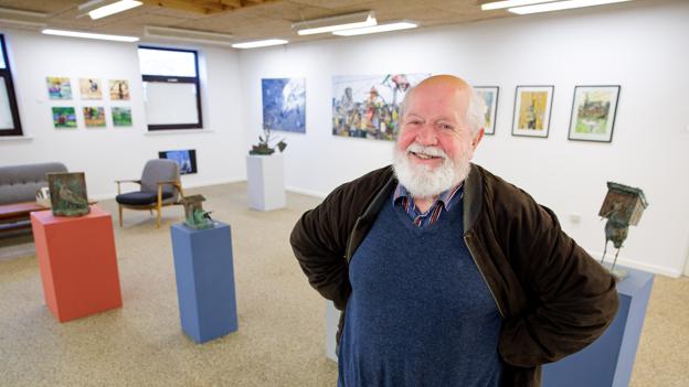 Galleriet præsenterer frem til slutningen af februar fødselsdagsudstillingen for Mors-kunstneren Finn Have med adskillige overraskende udtryksformer og værker.