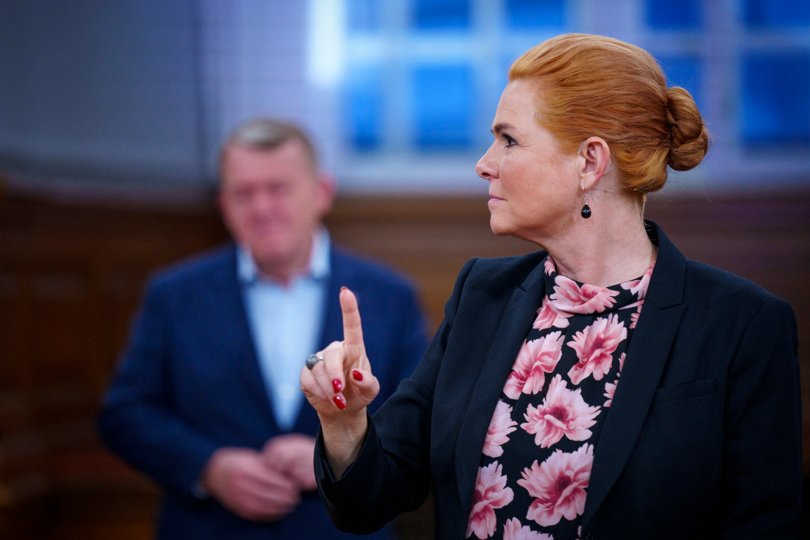 Inger Støjberg frygter, at Venstre vil droppe kravet om en advokatundersøgelse af minksagen. <i>Foto: Bo Amstrup/Ritzau Scanpix</i>