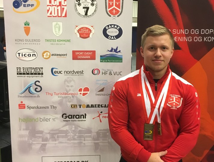 Selvom det ikke blev til den samlede sejr til EM i klassisk styrkeløft, kan Matti Christensen glæde sig over to podieplaceringer i disciplinerne bænkpres og squat. <i>Arkivfoto: Jan Lyhne</i>