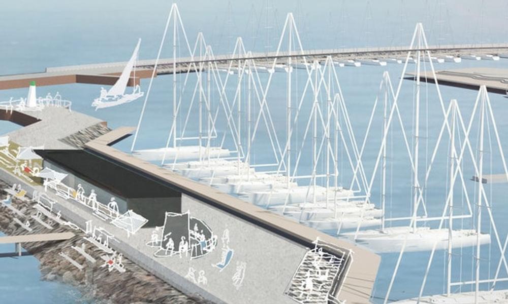 Sådan så skitserne ud, da Hørsholm Kommune og Rungsted Havn søsatte rådgiverudbuddet til udvidelsen af havnen. Sådan så skitserne ud, da Hørsholm Kommune og Rungsted Havn søsatte rådgiverudbuddet til udvidelsen af havnen.