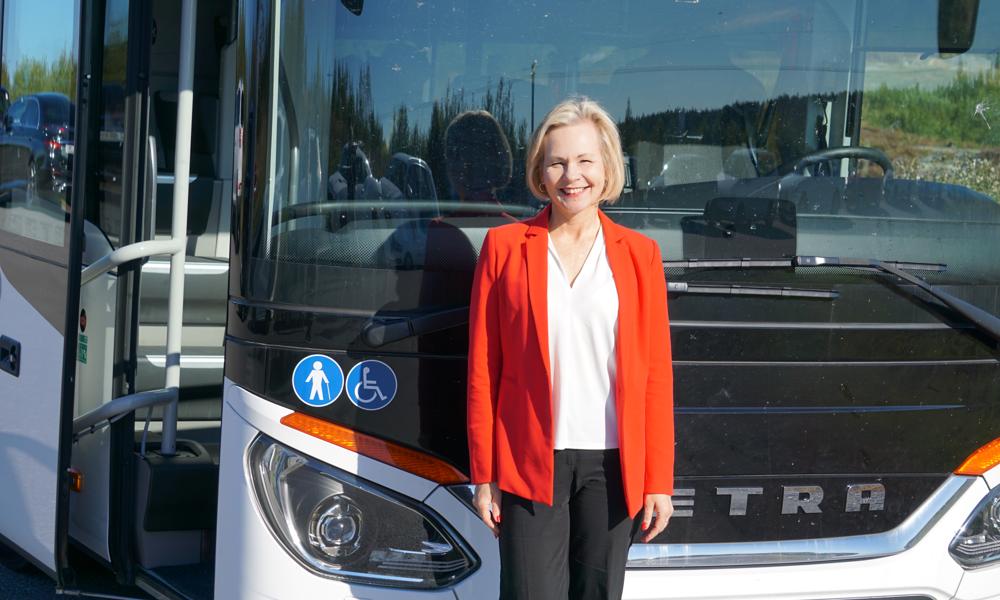Anna Grönlund, branschchef och vice vd Sveriges Bussföretag.